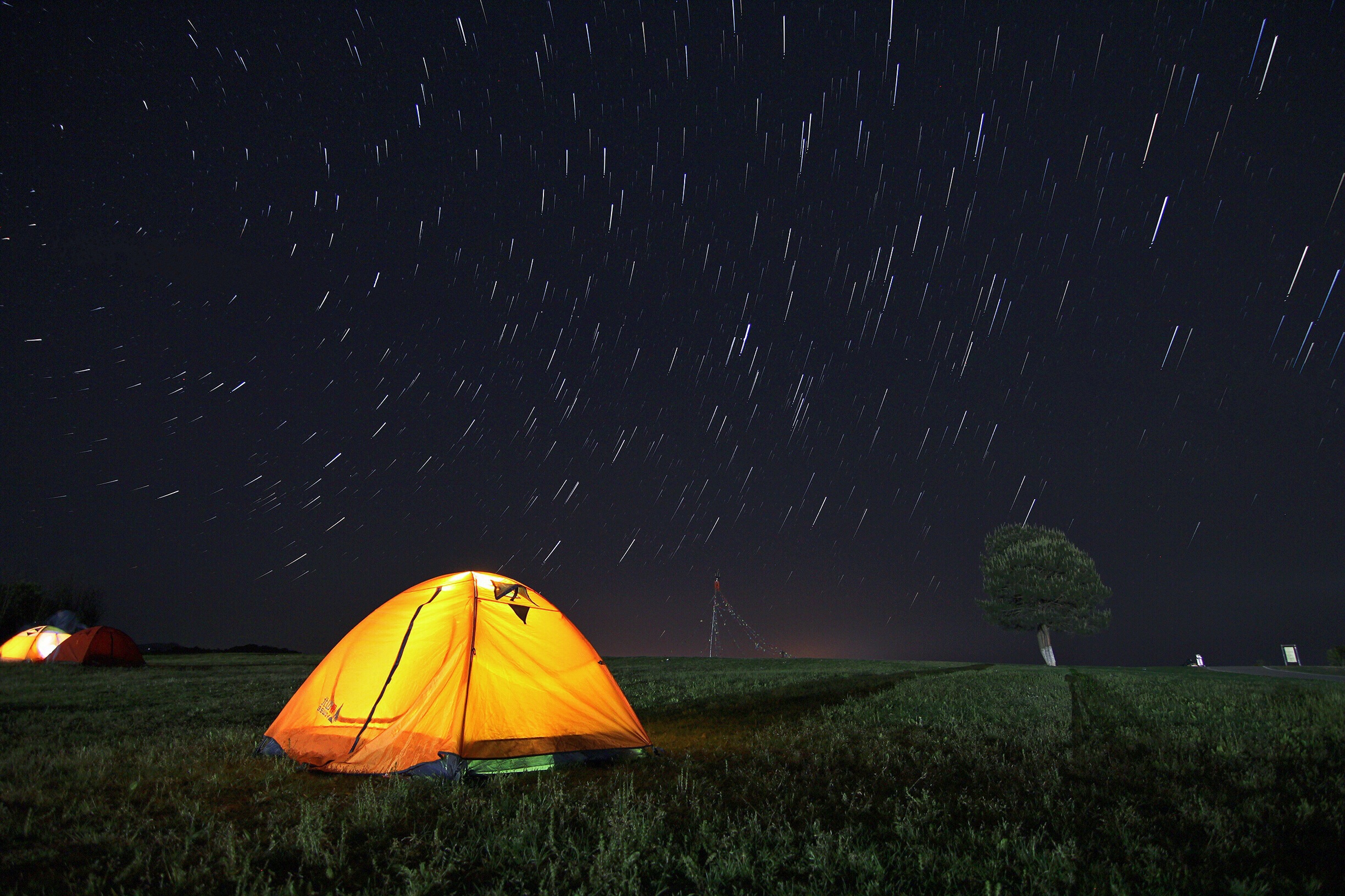 美瑛の夜空